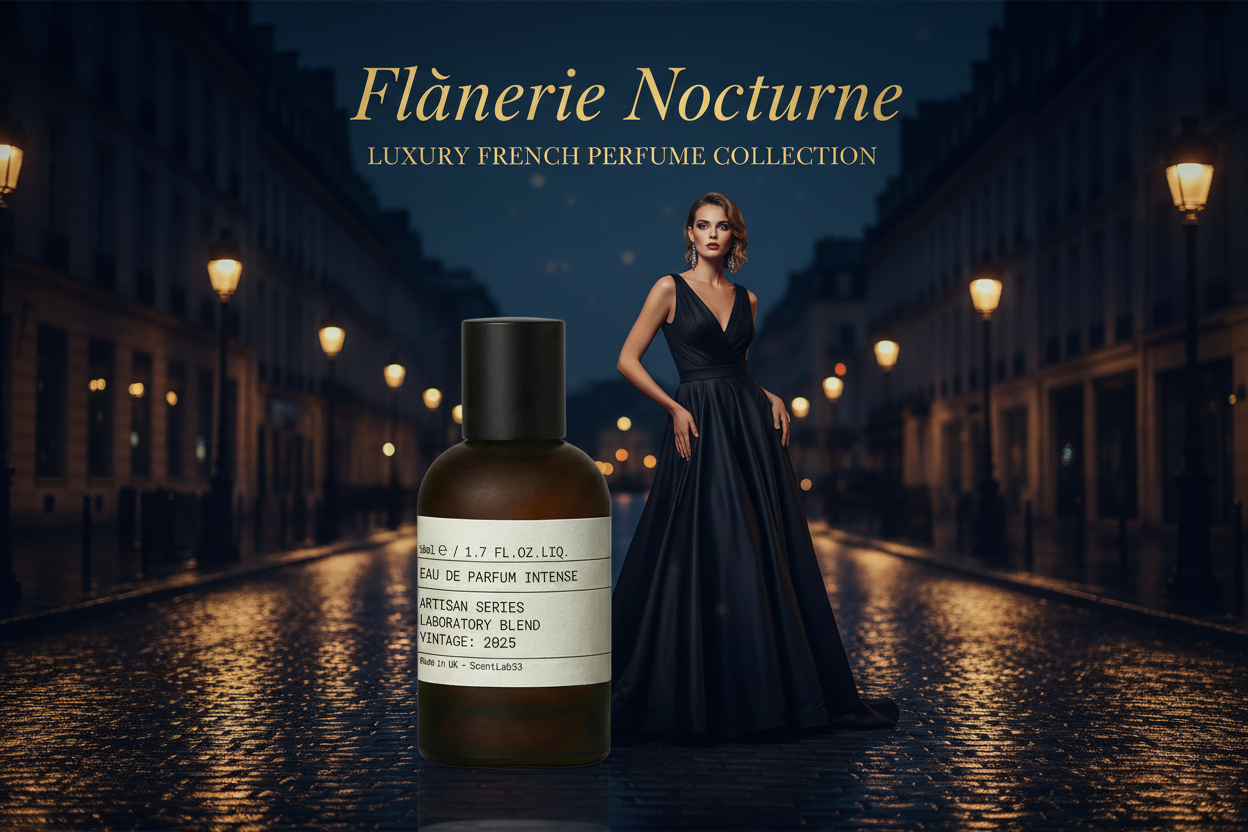 Flânerie Nocturne Banner with Model